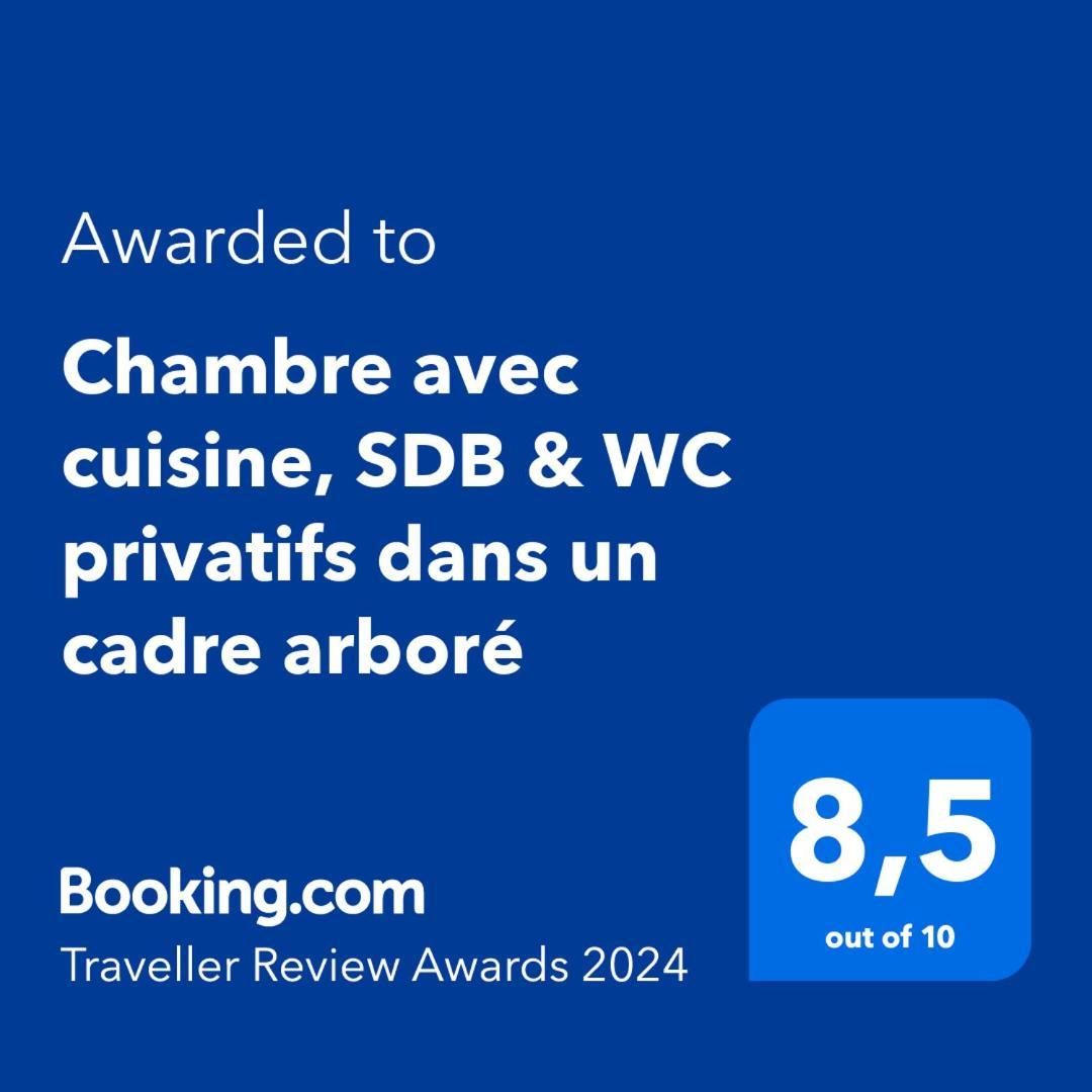 Chambre Avec Cuisine Et Sdb Semi-Privatives Separees Dans Un Ecrin De Verdure 레자빔 외부 사진